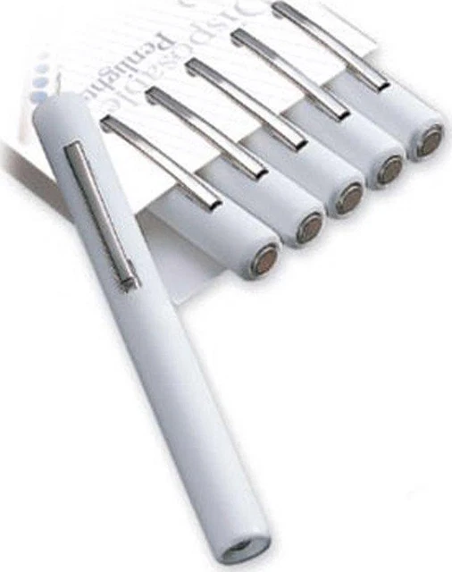 ADC Adlite 351 Disposable Diagnostic Penlight, White (Pack of 6)