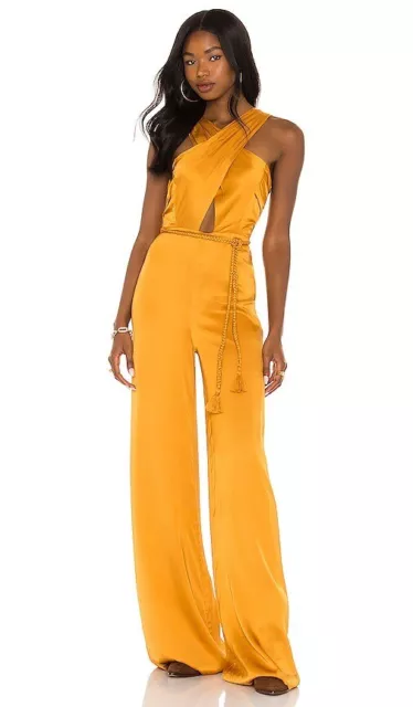 House of Harlow 1960 x REVOLVE Jayan Jumpsuit in Deep Gold Size S.