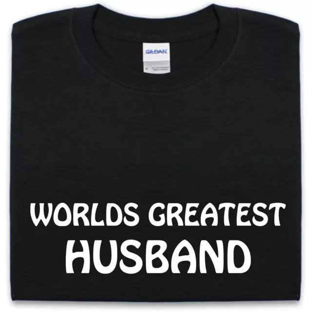 Worlds Greatest Marito T-SHIRT S-XXL Uomo Divertente Regalo per Lui Anniversary