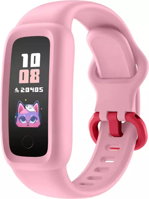 Vigor 2 Fitness Tracker Watch for Kids Girls Boys Ages 5-12, Activity Tracker, P
