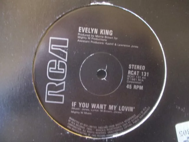 Evelyn King If You Want My Lovin 12" Single