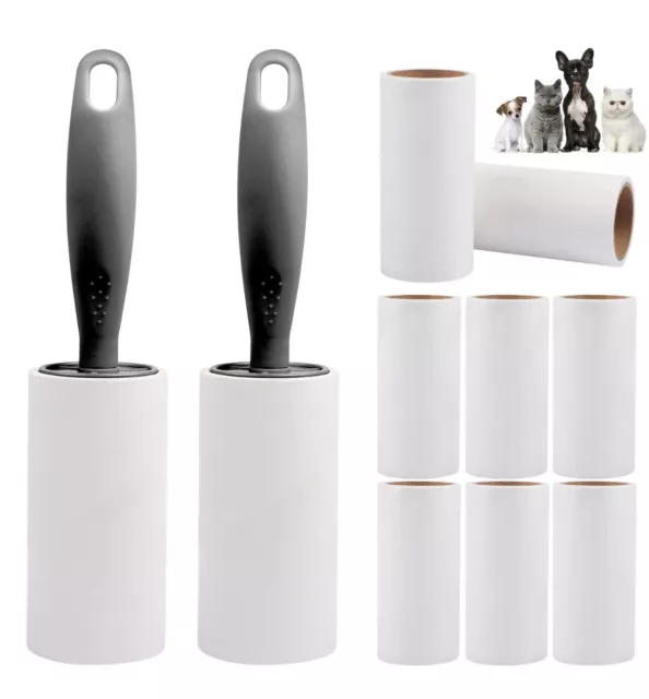 10X Lint Roller for Pet Hair Extra Sticky Reusable Lint Remover 600 Sheet