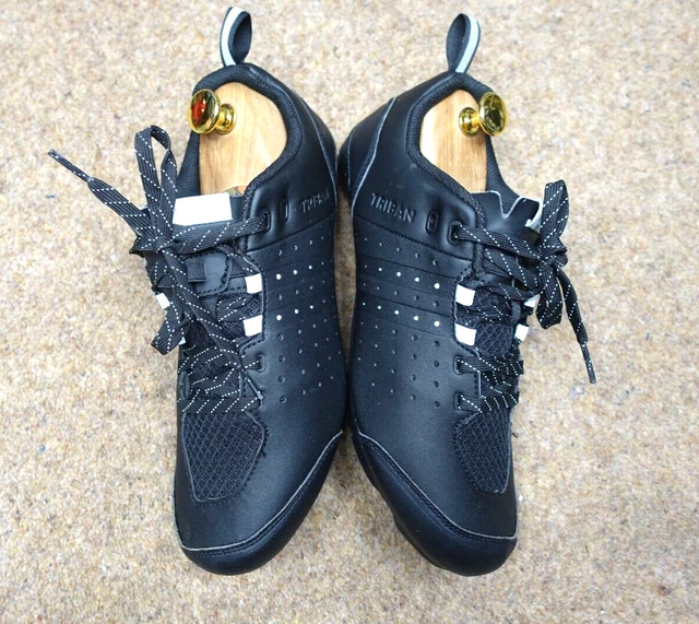 Decathlon Triban 500 Radstraße/Kies SPD schwarz Schuhgröße 6,5, EU 40