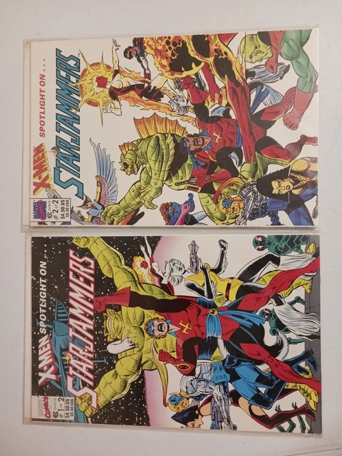 X-Men Starjammers #1 2 Spotlight Prestige Full Set Dave Cockrum Art High Grade