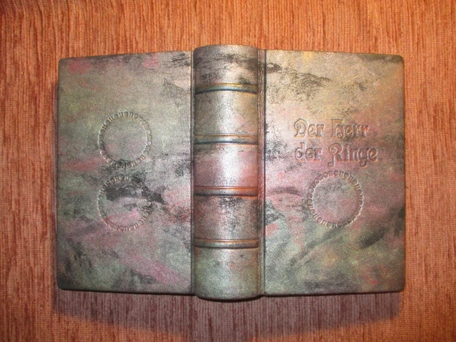 TOLKIEN DER HERR DER RINGE Luxusausgabe LEDER HANDEINBAND Ledereinband UNIKAT 3