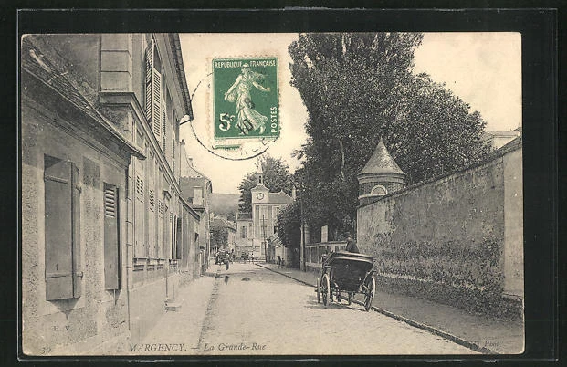 CPA Margency, La Grande-Rue 1910