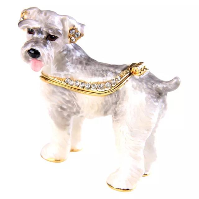 Piearth Jewelry Box Miniature Schnauzer 384-1 384-1 Colletion Object Cute Lovely