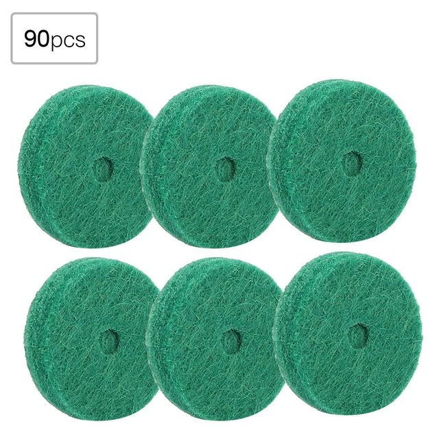 90pcs 22mm Piano Rail Punchings Clavier Balance Feutre Rondelles Pièces De