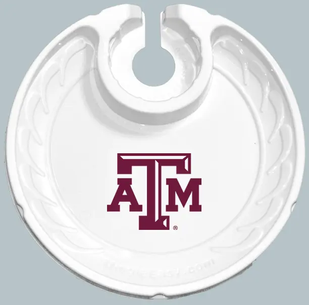 Texas A&M Aggies   Box of 6 Plastic Party Plates