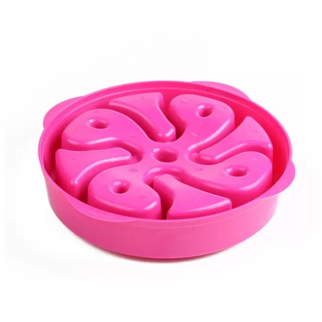 Healthy Pet Dog Cat Interactive Slow Food Feeder Bowl Anti Slip Gulp Bloat Dish 2