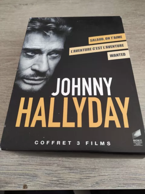 * COFFRET JOHNNY HALLYDAY 3 FILMS ( LES 3 DVD SONT NEUF SOUS BLISTER) wanted ..