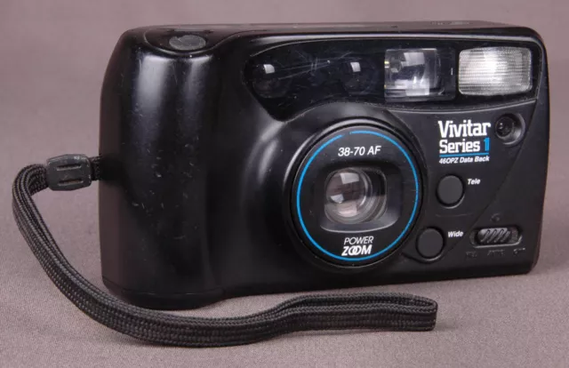 Vivitar Series 1 460PZ Vintage 35mm Power Zoom Autofocus Camera-Rangefinder