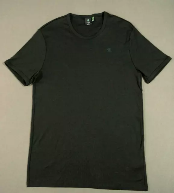 G-Star Raw Top Womens Extra Large Black Short Sleeve Tee Cotton Crew Neck