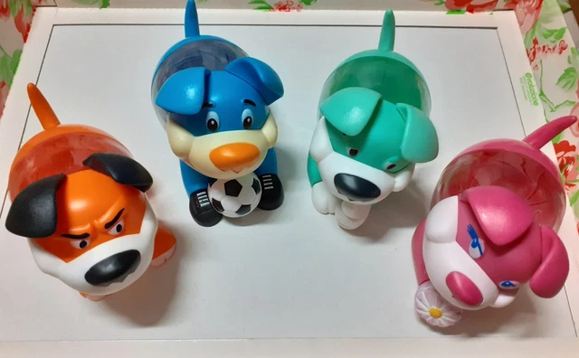 Kinder mio amico mioamico circus lotto quattro cani portaovetti anni '80-'90