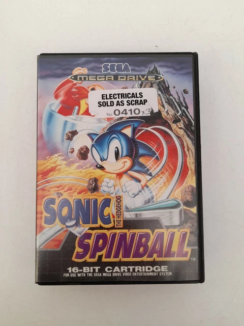 SONIC THE HEDGEHOG Spinball Mega Drive Sega Complete PAL Tested Manual ...