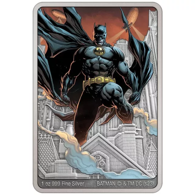 Silbermünze Batman™ Day Sonderausgabe DC Comics™ 2023 - Niue - 1 Oz Antik Finish