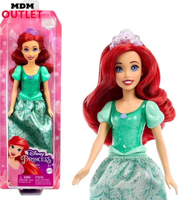 Disney Princess Ariel Doll The Little Mermaid Accessory Toy Gift Tiara Fashion