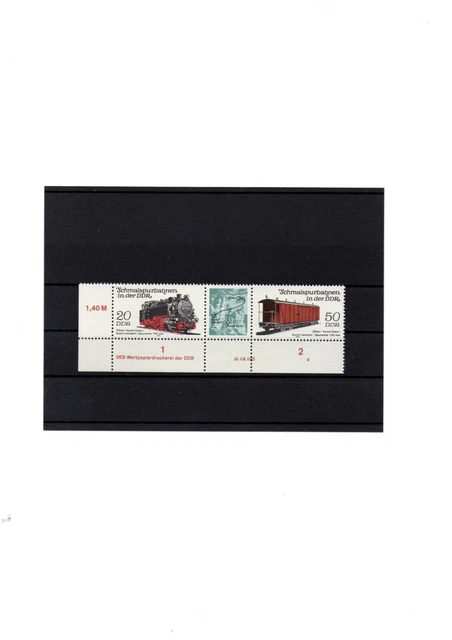 DDR 1983-Mi.-Nr.-2793+2795 mit Druckvermerk postfrisch