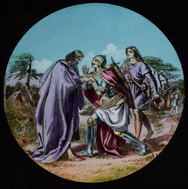 Magic Lantern Slide PILGRIMS PROGRESS NO50 C1890 JOHN BUNYAN ILLUSTRATION