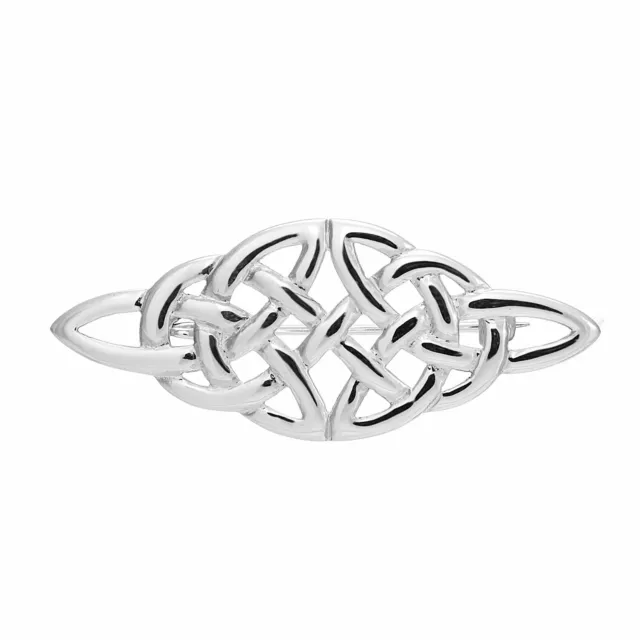 Sterling silver Celtic pin brooch for Women in jewellery gift box