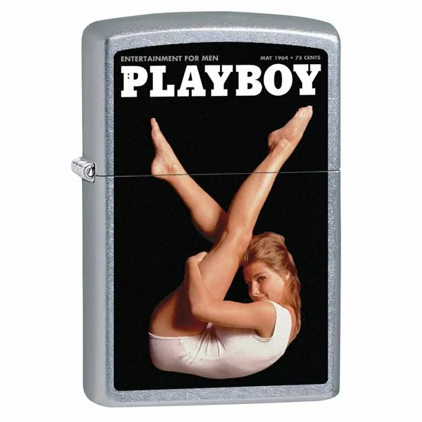 Playboy May 1964 Cover Street Chrome Zippo Lighter
