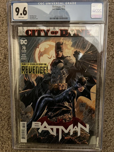 Batman #78 CGC 9.6 City of Bane Tony Daniel Variant Cover DC Comics 2019