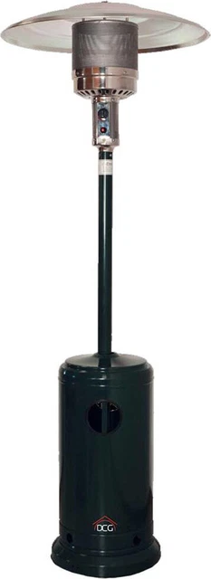 Stufa A Gas Da Esterno A Forma Di Piramide | 13 KW GPL | Dimensioni 73x73x227 Cm | Per Giardino, Terrazza, Bar