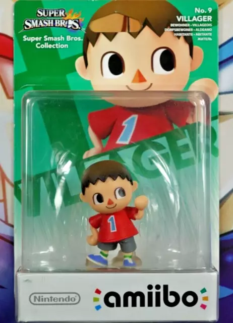 Nintendo amiibo · Villager No. 9 · Super Smash Bros. Collection (2014) BNIB