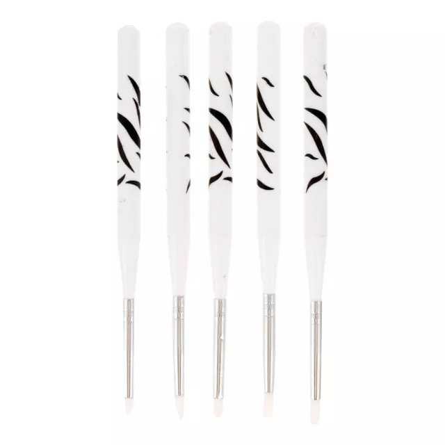 5pc Silicone Nail Brush Dotting Pen DIY Manicure Decoration