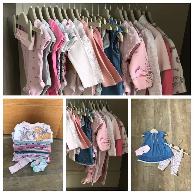 Baby Girls Clothes Bundle Age 0-3 Months Great Condition.