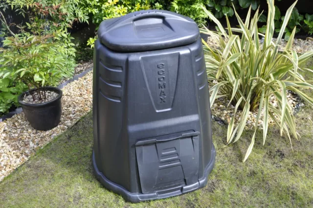 ECOMAX - Garden Composter Converter Compost Bin Food Organic Waste Recycling