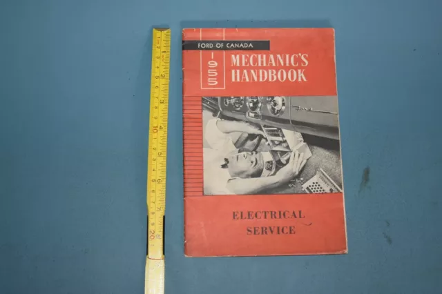 1955 Ford Electrical Service Handbook Manual Mechanics Training Canadian