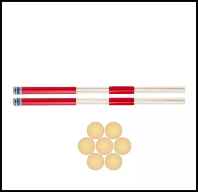 'Thunder Rods' By Promark, Handmade in the U.S.A. Premium Select Birch Dowels.