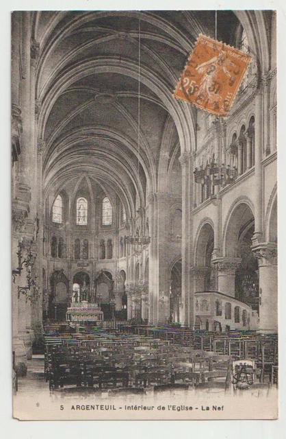 CPA 78 - Argenteuil - Church Interior [B10]