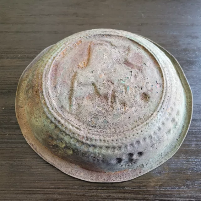 Ancient Bronze Bowl/Plate Circa 3000Bc Guaranteed Authentic & Museum Quality