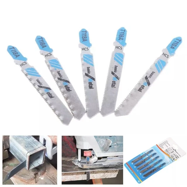 5 pezzi/set lame reciproche T118A lame intercambiabili legno metallo taglio