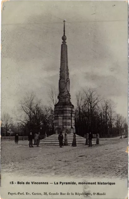 CPA PARIS Bois de Vincennes La Pyramide (1240682)