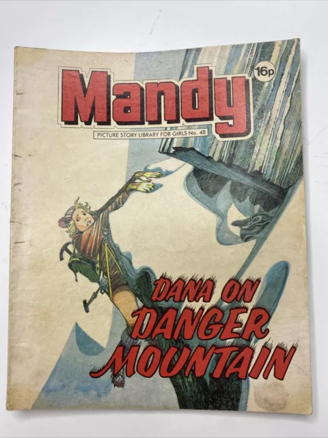 MANDY Picture Story Library For Girls - No 48 - 1989 Vintage Comic / Magazine
