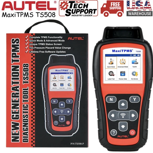 AUTEL TS508 TPMS Relearn Diagnostic Tool Tire Pressure Sensor Pro