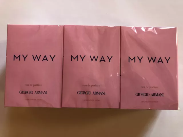 12 X Giorgio Armani My Way Eau de Parfum Perfume Sample Vials 1.2 ml Each