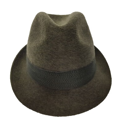 Borsalino WILTREN CAPPELLO 54 CLASSICO FEDORA FELT HAT BORSALINO WI3 FELTRO VERDE 