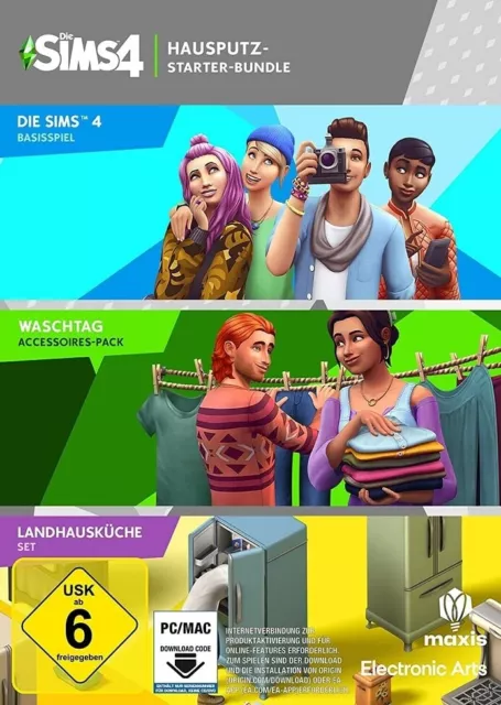 Die Sims 4 - Hausputz-Starter-Bundle PC/Mac Download Erweiterung EA App / Origin