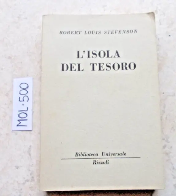 Libro L'isola del Tesoro Robert Louis Stevenson Bur Rizzoli Prima Ediz. 1956