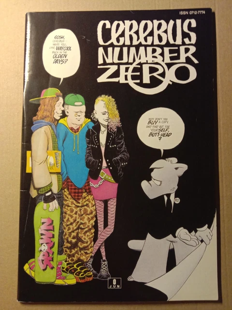 Cerebus The Aardvark Comic Number Zero 1993 signed Dave Sim/ Gerhard