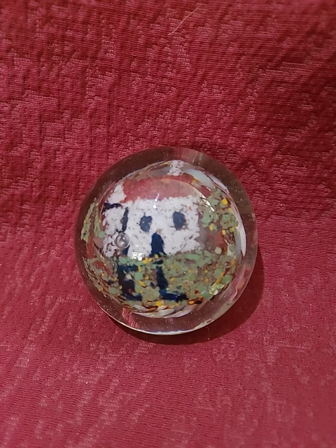 SULFURE Boule PRESSE-PAPIERS De Bureau à Décor Maison