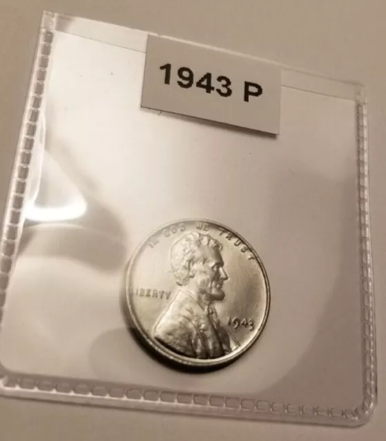1943-P Lincoln Steel Penny (Lot G)