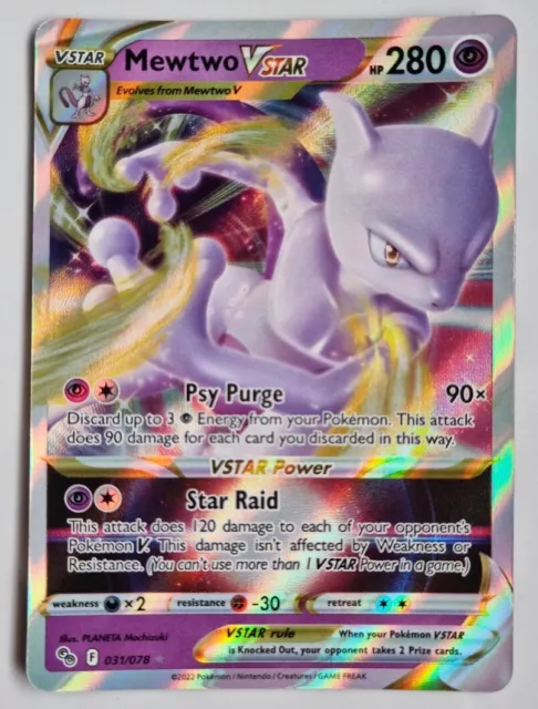 Mewtwo VSTAR 031/071 RRR Pokemon GO - Pokemon TCG Japanese