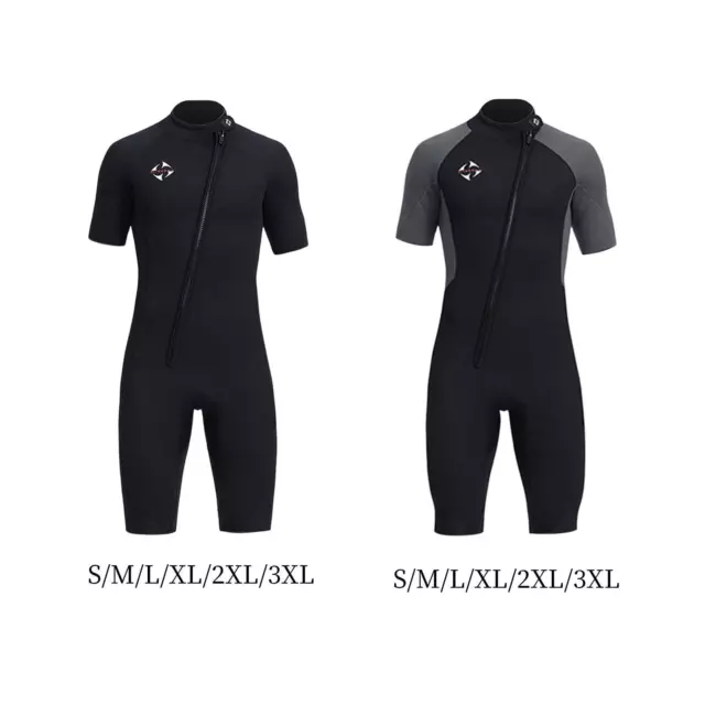 Neoprene 3mm Men Wetsuit Scuba Diving Suit Short Sleeve Wet Suit for Surfing