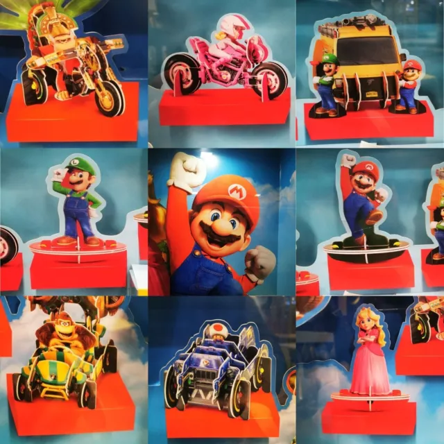 McDonalds Happy Meal Toy UK 2023 Super Mario 3D Self Build Toys - Various