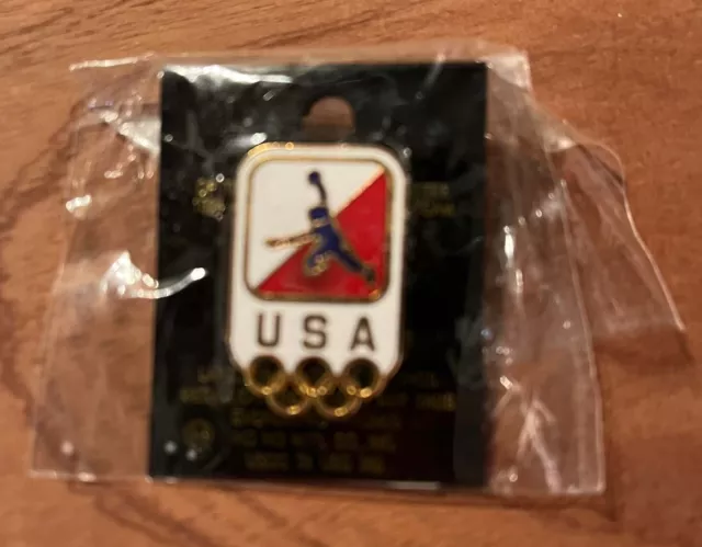 NEW Collectable Team USA 1996  Atlanta Summer Olympics Handball Hat / Lapel Pin